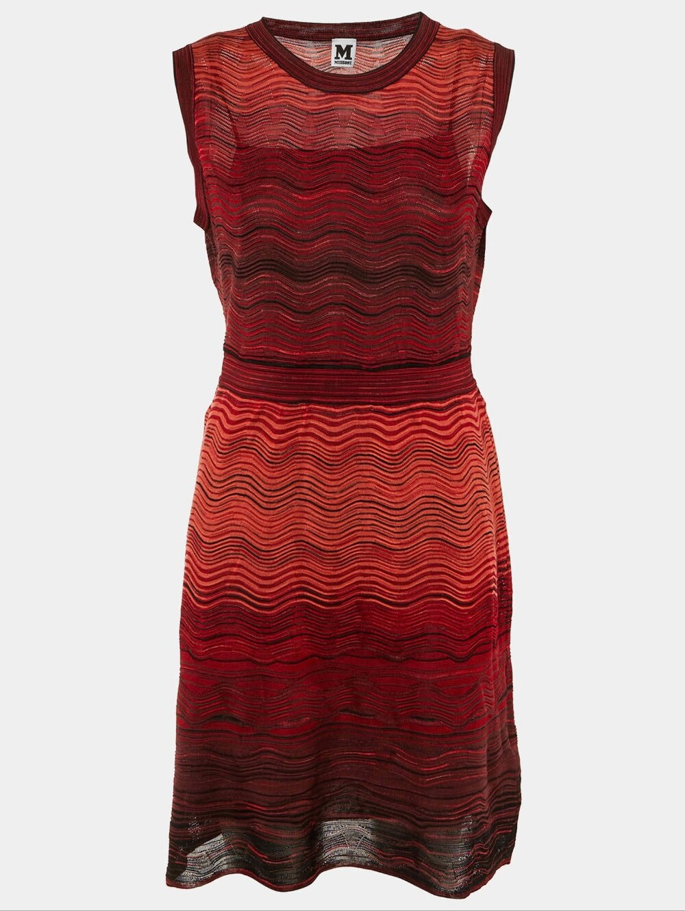 M By Missoni Patterned Knit Dress Size IT 42